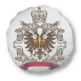 thumbnail image 1 of double-headed eagle emblem eu Round Throw Pillow Home Decoration Cushion, 1 of 3