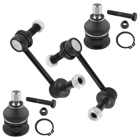 BOXI 4pcs Front Sway Bar End Links   Upper Ball Joints Fit for Buick Rainier/for Chevrolet SSR Trailblazer EXT/for GMC Envoy XL XUV/for Saab 9-7X/for Isuzu Ascender 2004-2008 | K80824 K80825 K6664