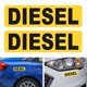 thumbnail image 5 of 2x Recordatorio DIESEL FUEL Only Funny Retro Car Sticker Calcomanías Auto Decoración Tmvgtek Accesorios para autos y motos, 5 of 8