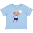 thumbnail image 3 of Inktastic Volleyball Player Boys Cute Monkey Boys Baby T-Shirt, 3 of 5