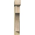 thumbnail image 2 of Ekena Millwork 8"W x 42"D x 48"H Westlake Block Rough Sawn Bracket w/ Offset Brace, Douglas Fir, 2 of 25
