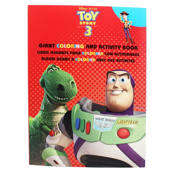 Disney Pixar S Toy Story 3 Rex And Buzz Lightyear Red Cover Coloring Book Walmart Com Walmart Com