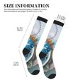 thumbnail image 5 of Bixox Let's go Travel Around the World Print Compression Socks,Compression Socks Women & Men Circulation for Medical,Running,Athletic, 5 of 7