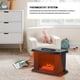 thumbnail image 4 of Space Heater Realistic Fireplace Design 1000W LED Temperature Display PTC Fast Heating Portable for Home Bedroom Desk US Plug 110V, 4 of 5