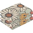 thumbnail image 2 of SKYSONIC Towels Set of 2 Vintage Flowers Print for Bathroom Kitchen Travel 16×28 inch, Cotton Bath Towels Lightweight Quickdry for Bathroom Ktichen Travel SPA Gym, 2 of 7