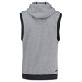 thumbnail image 4 of Under Armour Men's Project Rock Double Knit Sleeveless Hoodie (Small) Steel, 4 of 4
