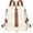 Beige/Brown, variant on ALTOSY Fashion Leather Backpack for Women Purse Functional Crossbody Bag S77 Black/Beige
