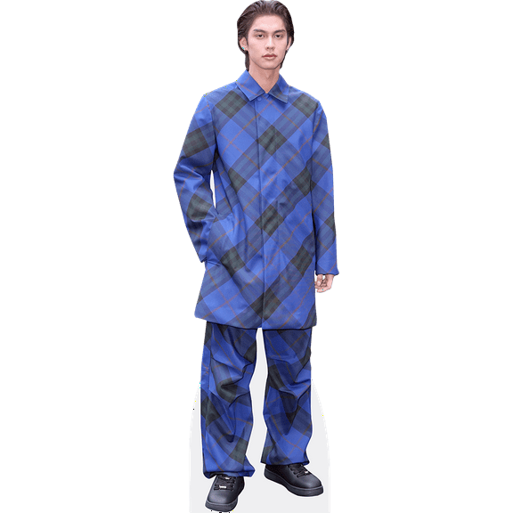 Vachirawit Chivaaree (Blue Outfit) Life Size Cutout. Standee.