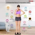 thumbnail image 3 of Digital Weighing Scale with Body Fat and Water Weight for People, Bluetooth BMI Electronic Body Analyzer Machine, 400, 3 of 8