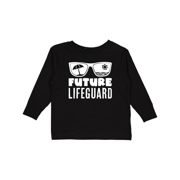Inktastic Future Lifeguard Sunglasses Boys or Girls Long Sleeve Toddler T-Shirt