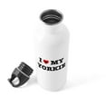thumbnail image 4 of CafePress - I Heart My Yorkie Water Bottle - Stainless Steel Water Bottle, Sports Bottle, 1.0L, 4 of 5