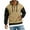 Khaki, variant on Hoodies for Men 1/4 Zip Pullover Long Sleeve Hooded Sweatshirt Fall Winter Vintage Tactical Hoodie with Pockets