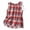 Red, variant on Summer Casual Plaid Print Tank Tops for Women Drawstring Scoop Neck Loose Fit Ruched Sleeveless Top with Tie String Bow Vintage Lightweight Relaxed Fit Daily Wear Red XXL