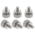 thumbnail image 1 of 6 Pcs M4*0.7 Knurled Thumb Screw Computer Case Threaded Hand Tighten Screws for PC Case, Gray, 1 of 7