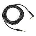 thumbnail image 3 of Cable de guitarra de Audio de 6M, Cable de amplificador de guitarra eléctrica de 6,35 MM, Cable de instrumento, cabezal chapado en oro con carcasa negra JD6220, 3 of 5