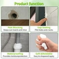 thumbnail image 6 of RuiJiao 20g Duct Seal Repair Sealing Clay White Seal Putty, Wall Hole, Air Conditioning Hole, Mud Sealing Sewer White Clogging Mud, Quick Mending Mud for Drain Connection, 6 of 7