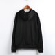 thumbnail image 3 of Moda mujer sudadera con capucha amigos carta impresión bolsillo delantero manga larga otoño invierno Abanopi Negro/M, 3 of 7