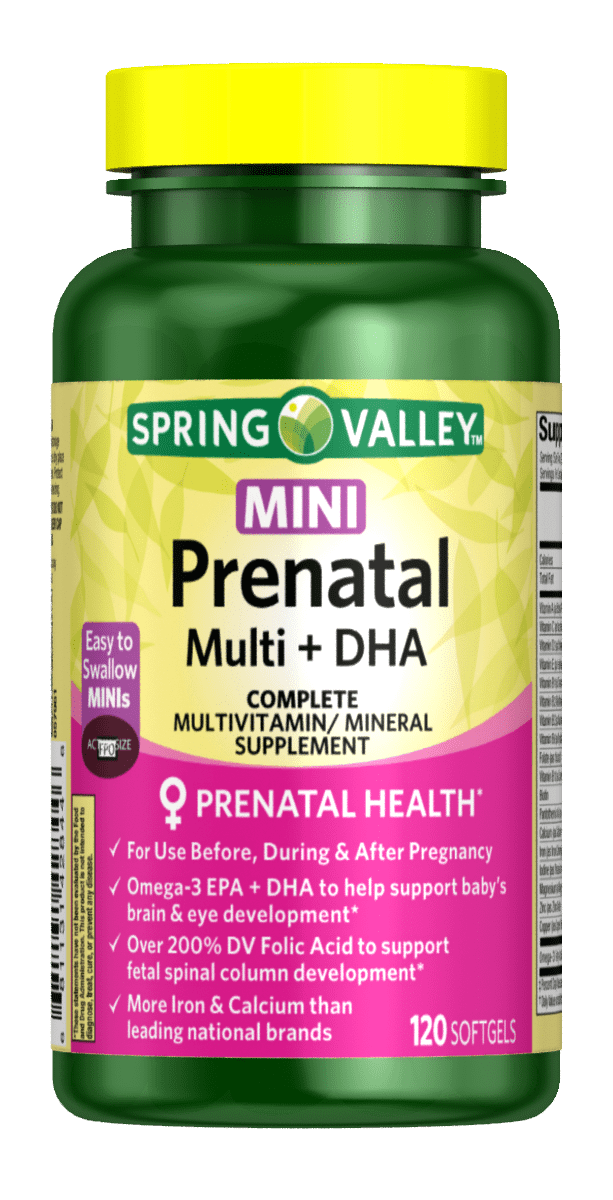 Spring valley prenatal soft gels vitamins