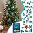 thumbnail image 1 of Calendario de Adviento Navideño de Vidrio Marino con Adornos Artesanales | Cuenta Regresiva de 24 Días | Decoración Coleccionable de Acrílico | Caja de Regalo Navideña, 1 of 7