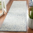 thumbnail image 2 of SAFAVIEH Roslyn Rordan Abstract Runner Rug, Blue/Ivory, 2'3" x 9', 2 of 8