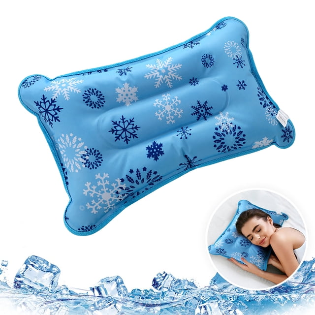 Yangee Oreiller de Refroidissement par Injection d'Eau Oreiller de Sommeil Rafraîchissant d'Été Artefact d'Été Respirant Coussin de Glace Poupées Polyester