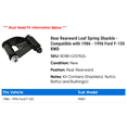 thumbnail image 2 of Rear Rearward Leaf Spring Shackle - Compatible with 1986 - 1996 Ford F-150 RWD 1987 1988 1989 1990 1991 1992 1993 1994 1995, 2 of 2