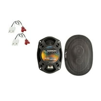 Fits Chevy Impala 1978-1990 Rear Deck Replacement Harmony HA-R69 Speakers