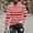 Watermelon Red a, variant on Zylanna Men's T-Shirts Tee, Stretchy Long Sleeve Crew Neck Striped Casual Tops for Man Beige