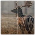 thumbnail image 1 of Picture-Tiles.com: Deer Ceramic Tile Wall Mural WAL500448-44M. 24"W x 24"H using (16) 6" x 6" Ceramic Tiles-Satin Finish, 1 of 3