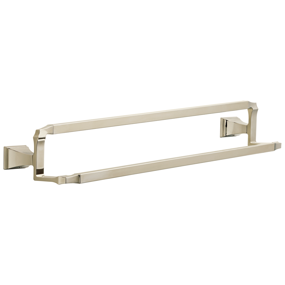 Delta Dryden 24" Double Towel Bar, Polished Nickel