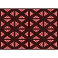 thumbnail image 1 of Ahgly Company Tapis d'Intérieur Lavables à la Machine en Briques de Transition, 8' x 12', 1 of 7