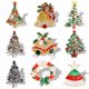 thumbnail image 3 of Broches de Navidad para mujer, bonito broche de árbol de Navidad con diamantes de imitación a la moda, broche de Papá Noel, abrigo de invierno, broche para gorro, regalos de joyería para festivales, 3 of 4