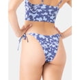 thumbnail image 4 of Roxy Tropic Drift Tie Side Scoop Cheeky - Size L - Color: Blue Combo, 4 of 6