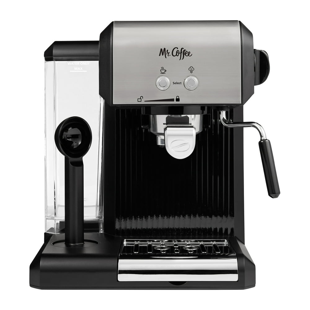 Mr. Coffee Pump Automatic Espresso and Cappuccino Machine, Silver