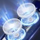 thumbnail image 3 of Enfriador de aire eléctrico Bearachild potente refrigeración ángulo de inclinación ajustable con luces nocturnas coloridas y tres Electrodomésticos, 3 of 6
