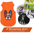 thumbnail image 3 of Cuadros Decorativos Lindo perro Pug 5D diamante DIY ropa para mascotas perro Rhinestone arte hecho a mano camiseta chaleco Wdftyju embutido en tela, 3 of 8