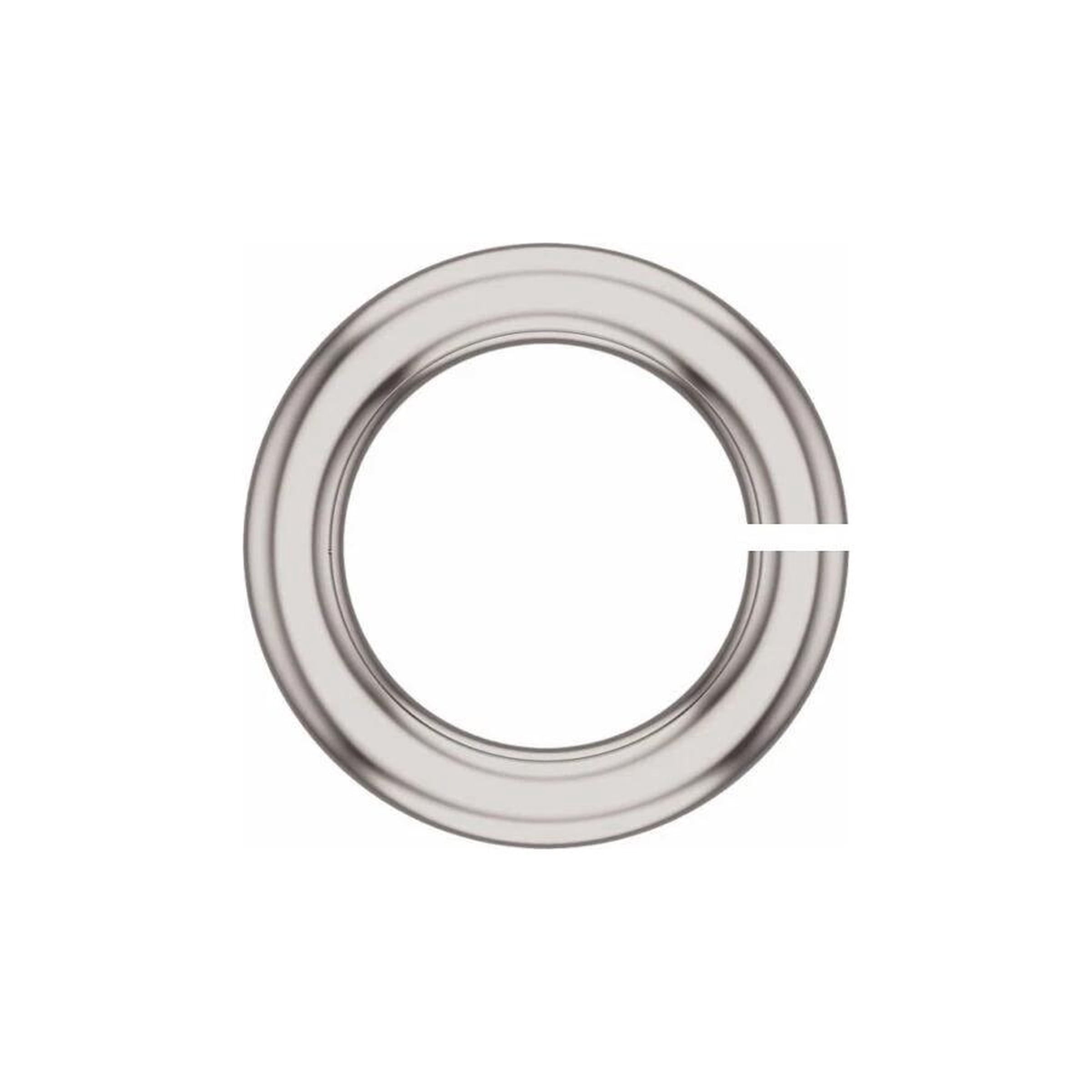 8mm OD 5.25mm ID SOLID 10k White Gold 16ga gauge OPEN Thick Heavy Jump Ring USA