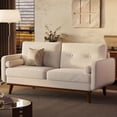 thumbnail image 6 of EastVita 65-Inch Loveseat Sofa-3 Seater Deep Seat-Premium Linen Upholstery-For Living Room-Bedroom-Office, 6 of 7