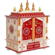 Wooden Temple/Home Temple/Pooja Mandir/Pooja Mandap/Temple for Home by Kamdhenu Art And Craft (OMR)
