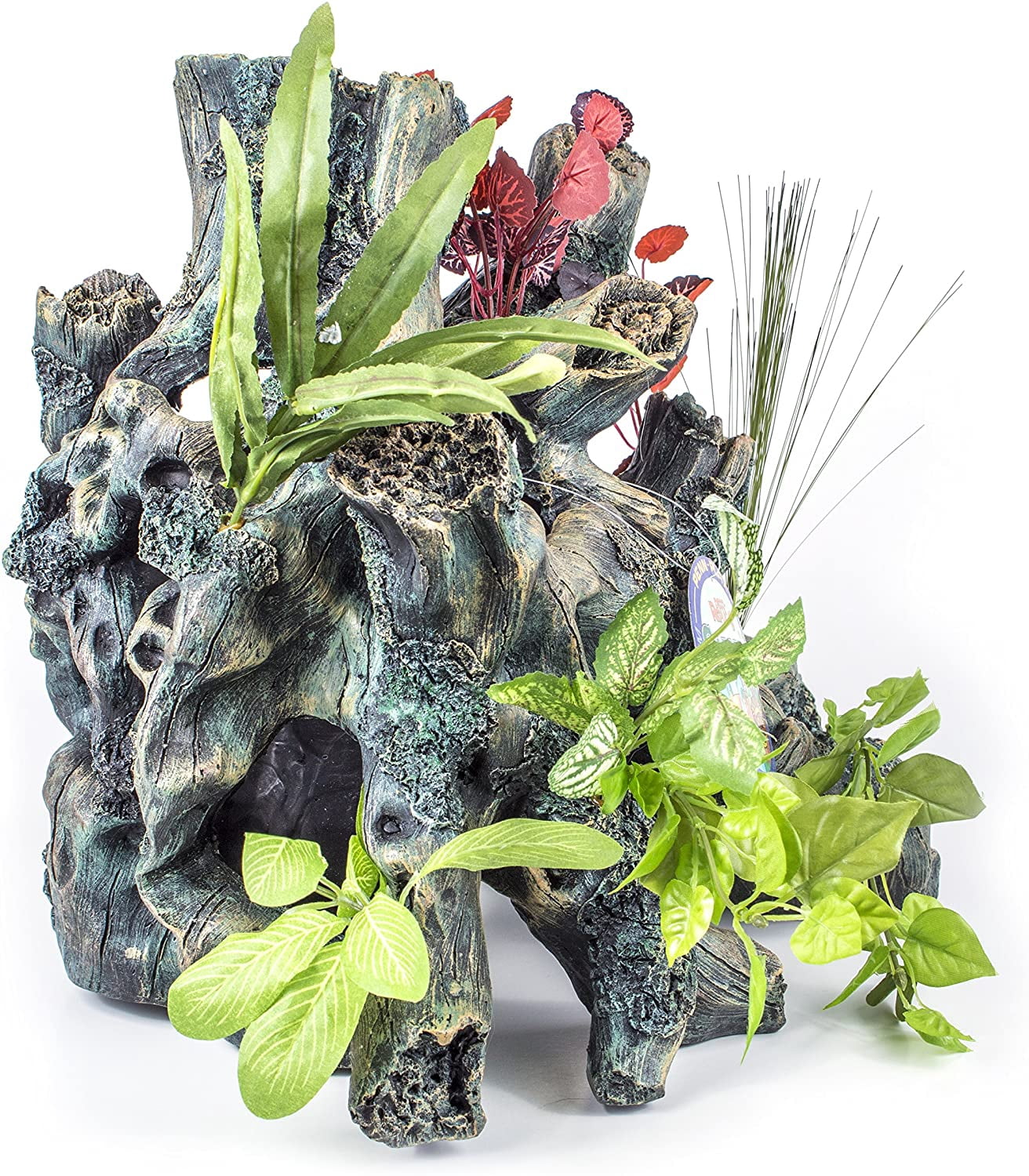 Penn-Plax DGSP1 Plastic Plants for Aquarium,Large