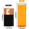 thumbnail image 5 of Pharmacy Prescription Vials, Amber Medicine Bottle, 16 Dram Snap Caps, Caps Included, Pack of 300 (Medicine & Pill Container, Pharmacy Bottle, Pharmacy Container, Plastic Container) by Sponix BioRx, 5 of 9