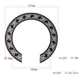 thumbnail image 2 of Acoustic Classical Guitar Rosette Decoration Hard PVC Inlay Sound Hole Part, 2 of 7