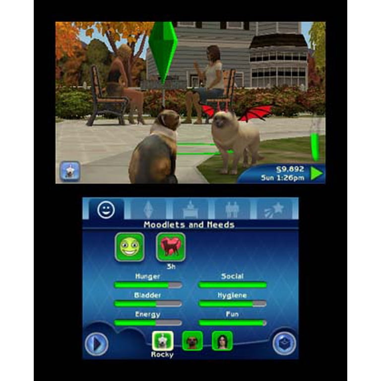The Sims 3: Pets Video Game, Physical/Nintendo 3DS, Simulation