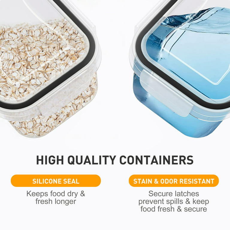 Airtight Food Storage Containers Set with Lids (24 Pack) for Kitchen a