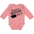 thumbnail image 3 of Inktastic Someone in Montana Loves Me Boys or Girls Long Sleeve Baby Bodysuit, 3 of 5