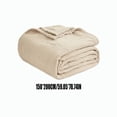 thumbnail image 3 of Gumesh 6 Layers Cotton Muslin Blankets, Lightweight Cotton Throw, Cooling Soft Throw Blanket for Year-Round Comfort, Breathable Quilt Bedspread,27.5"x55.1", Beige Linen, 3 of 7
