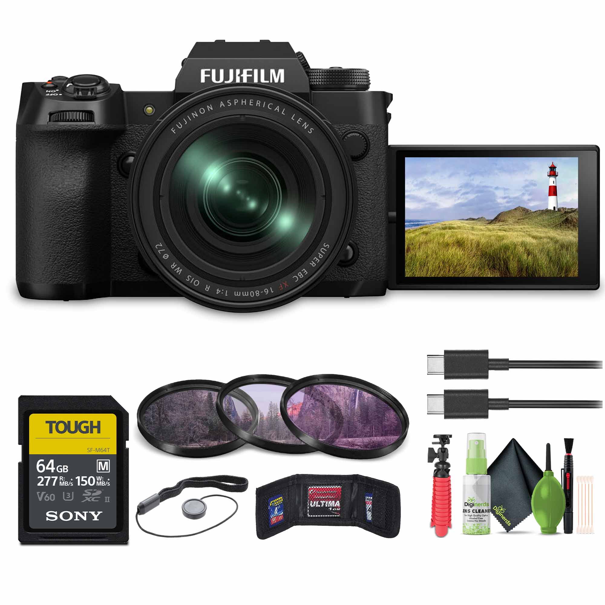 FUJIFILM X-T5 16-80mm Lens Mirrorless Camera (Black), Photography