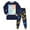 Navy, variant on eczipvz Baby Boy Fall Outfits Boys' Snug-Fit Cotton Matching Pajama Set Soft & Cute Pajamas for Kids Green,2-3 Years