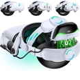 thumbnail image 1 of DXKK for Meta Quest 3/3s Head Strap with Battery - Magnetic & Extended 3H & Digital Display, Double Dials, Quick-Switch Reality Mode, Comfort VR Head, 1 of 8