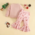 thumbnail image 7 of Zshosam Baby Clothes Unisex Winter Kids Toddler Girl Clothes Long Sleeve Top and Girls Pants 2Pcs Girls Outfits Size 2T 3T,(Light Pink 2-3 Years), 7 of 7